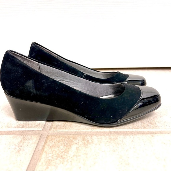 Life Stride Simply Comfort Gibson Black Wedges heels comfort shoes Women Size: 6 - Picture 2 of 8